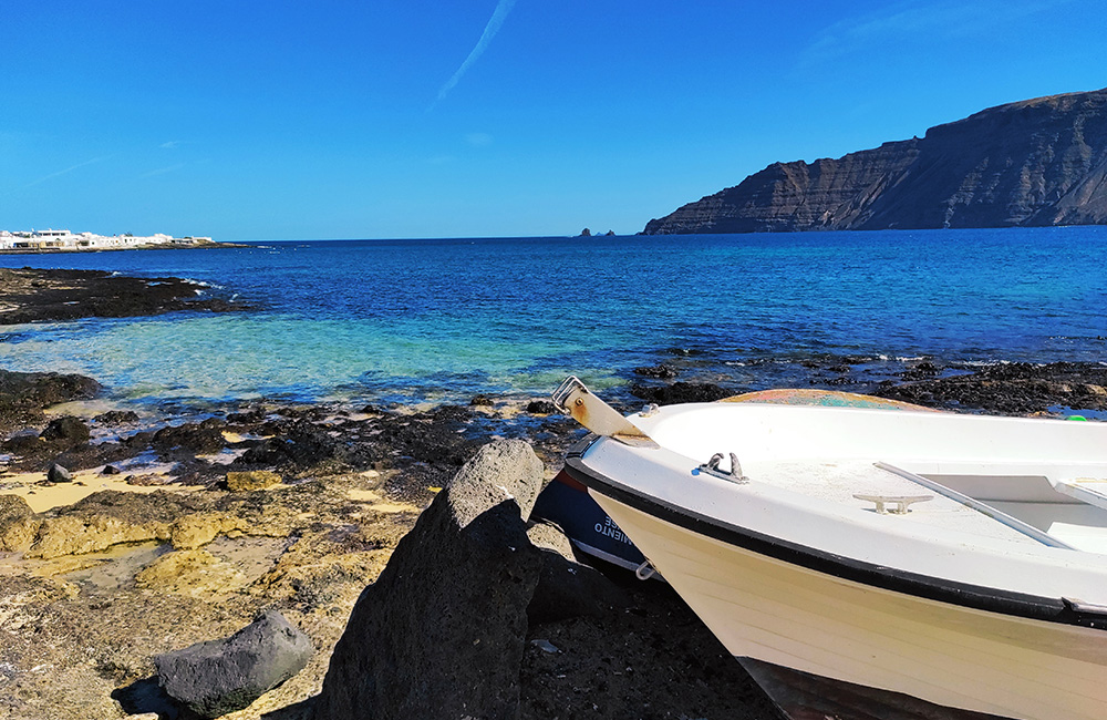 Barquito de pesca en la Graciosa