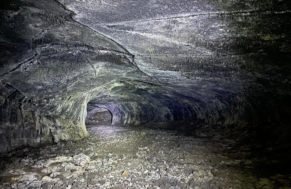 Interior of the pigeon cave