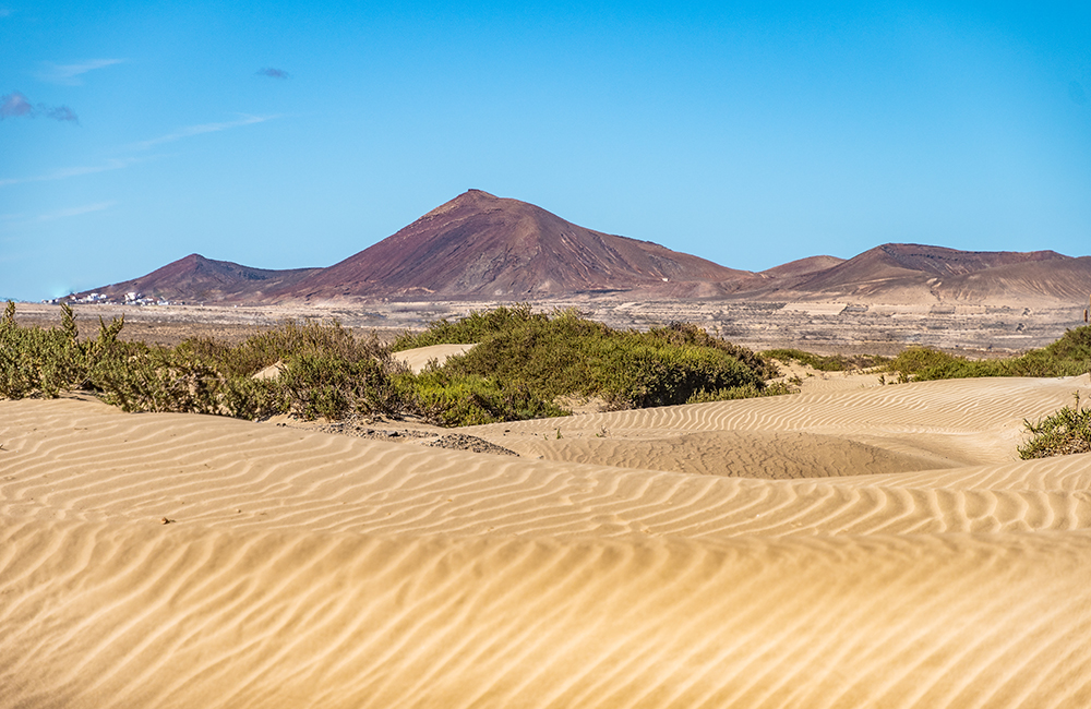 Pueblo de Soo desde las dunas de Famara